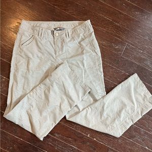 The North Face light grey  roll up pant wide leg